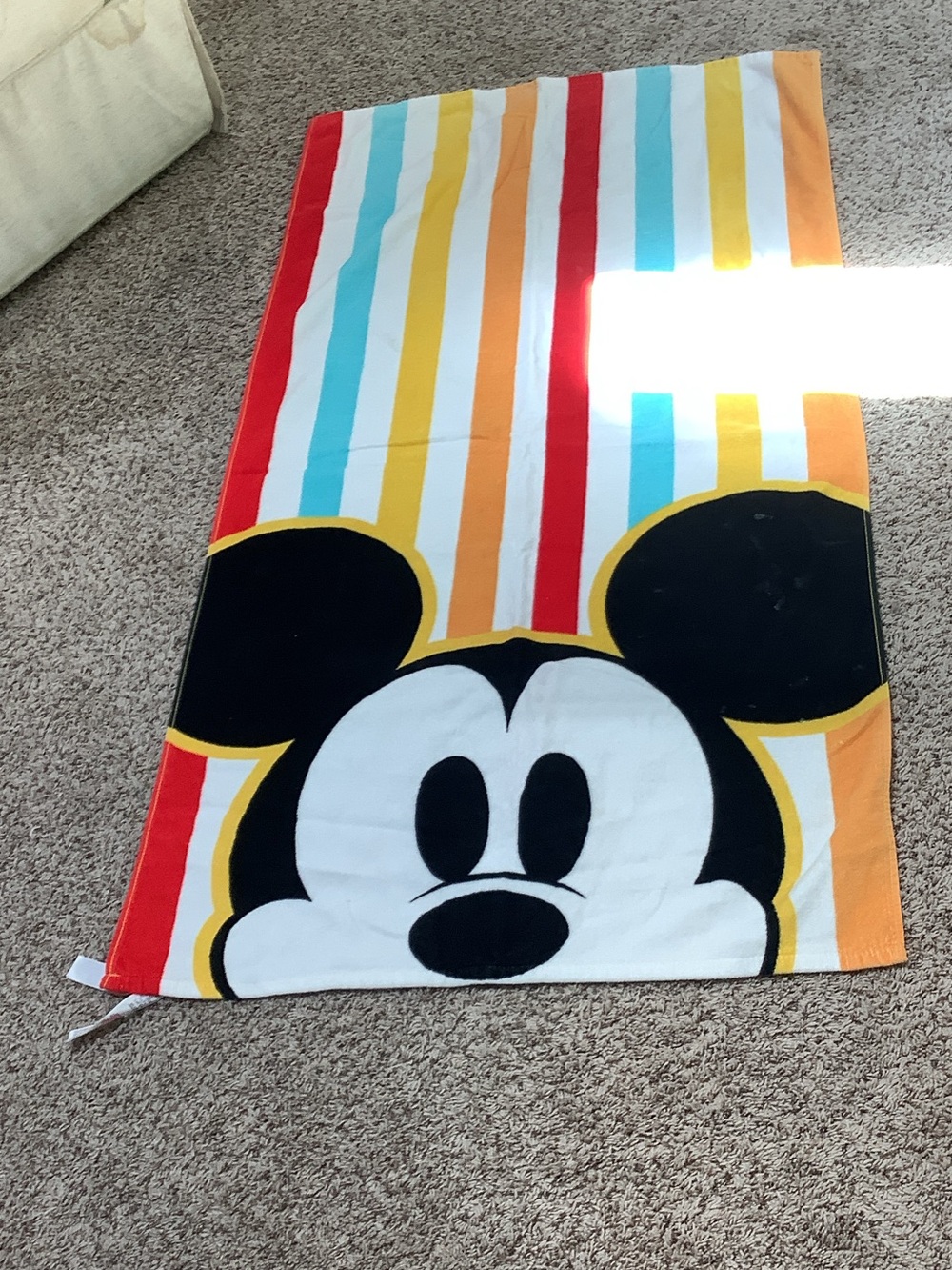 Disney retro pop Mickey beach towel